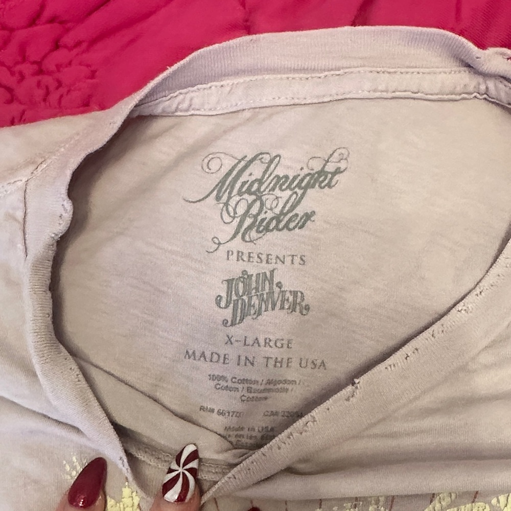 Midnight Rider John Denver Band Tee - Picture 2 of 7